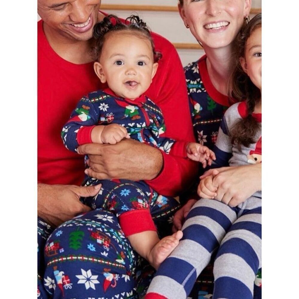 Hanna Andersson Infant Baby 3-6 Mos (60) Holiday Gnome 1-Piece Sleeper BUY 2 GET
